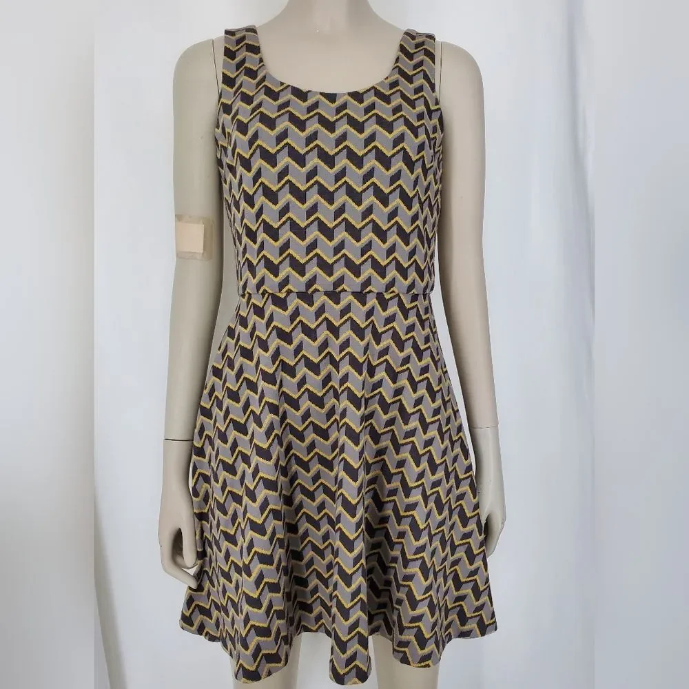 Bar III Geometric Sleeveless Dress